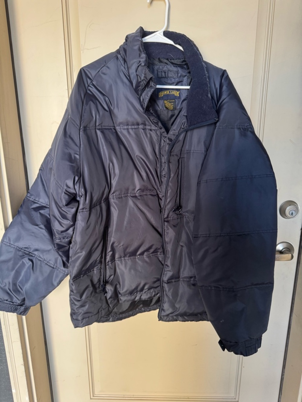 Shaver Lake Men's Navy Quilted Puffer Jacket
